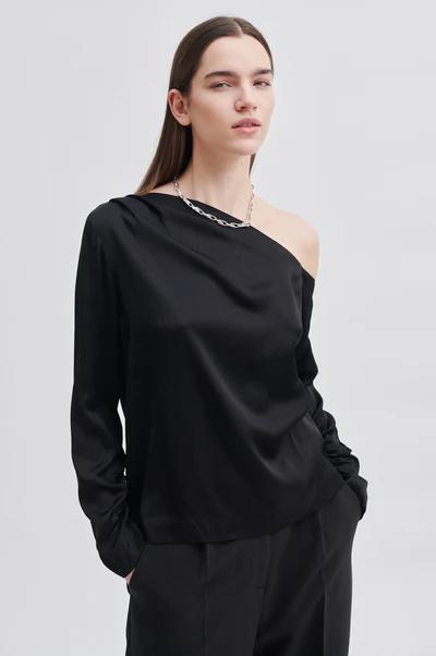 Second_Female_Galeries_One_Shoulder_blouse_black