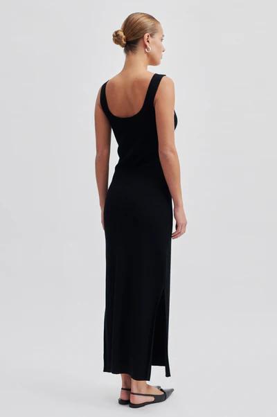 Second_Female_Como_knit_long_dress_black_3